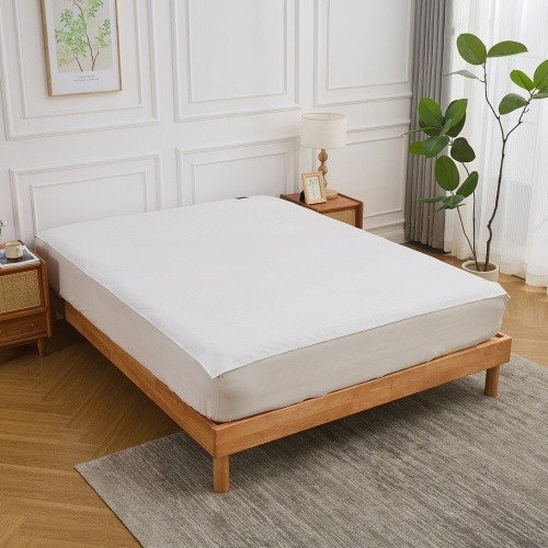 Grounding Flat Bed Sheet-White image 2