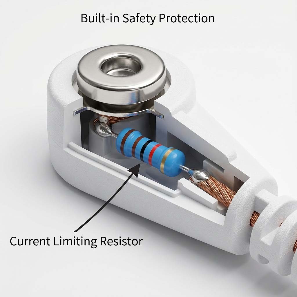 Built-in safety protection current limiting resistor for Aisiting grounding accessories