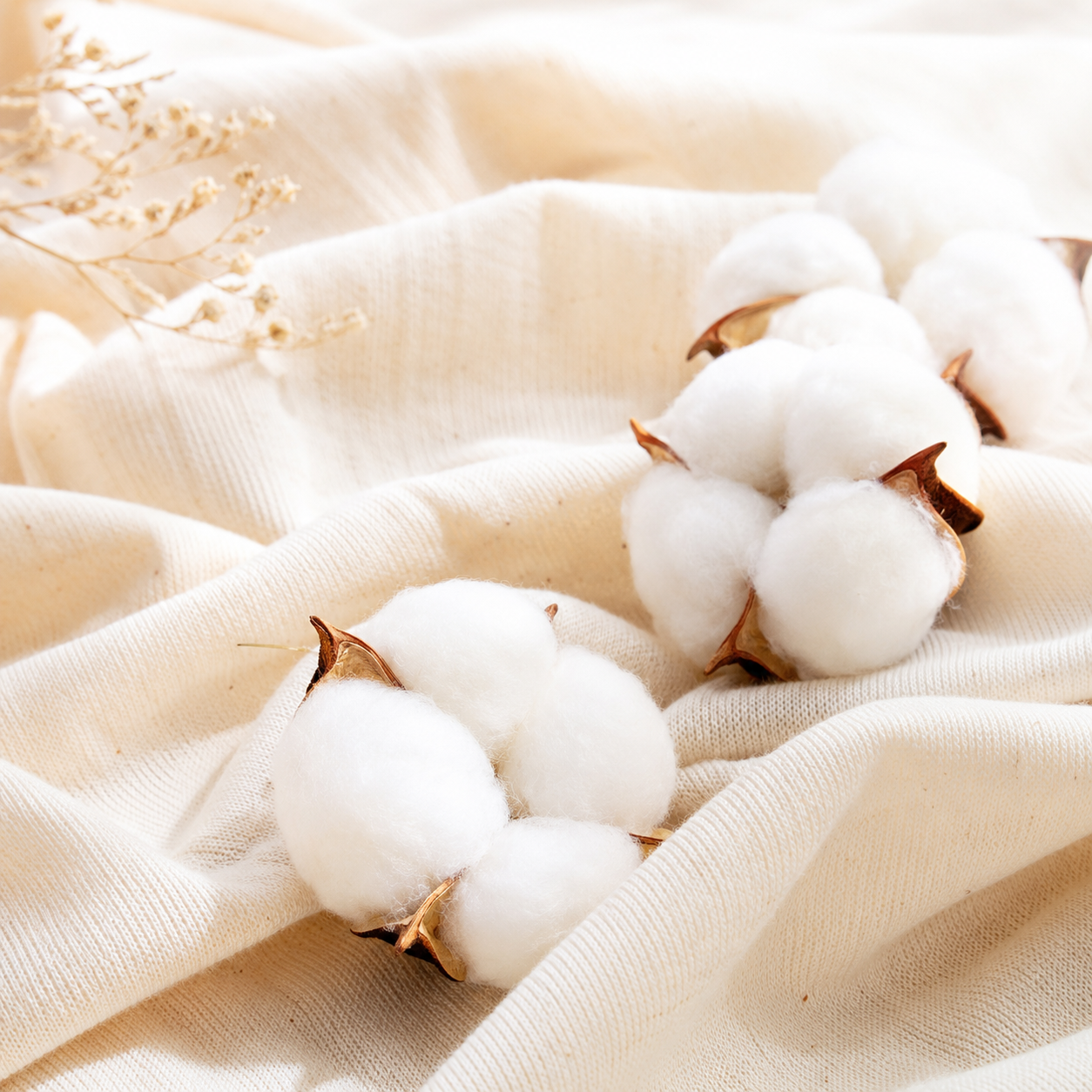 Natural organic cotton fabric for Aisiting grounding products