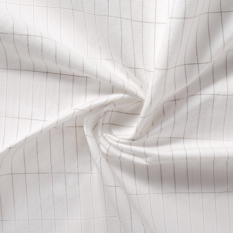 White conductive fabric with 5 percent silver fiber