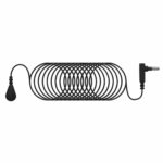 Black Grounding Cord, extended cable view