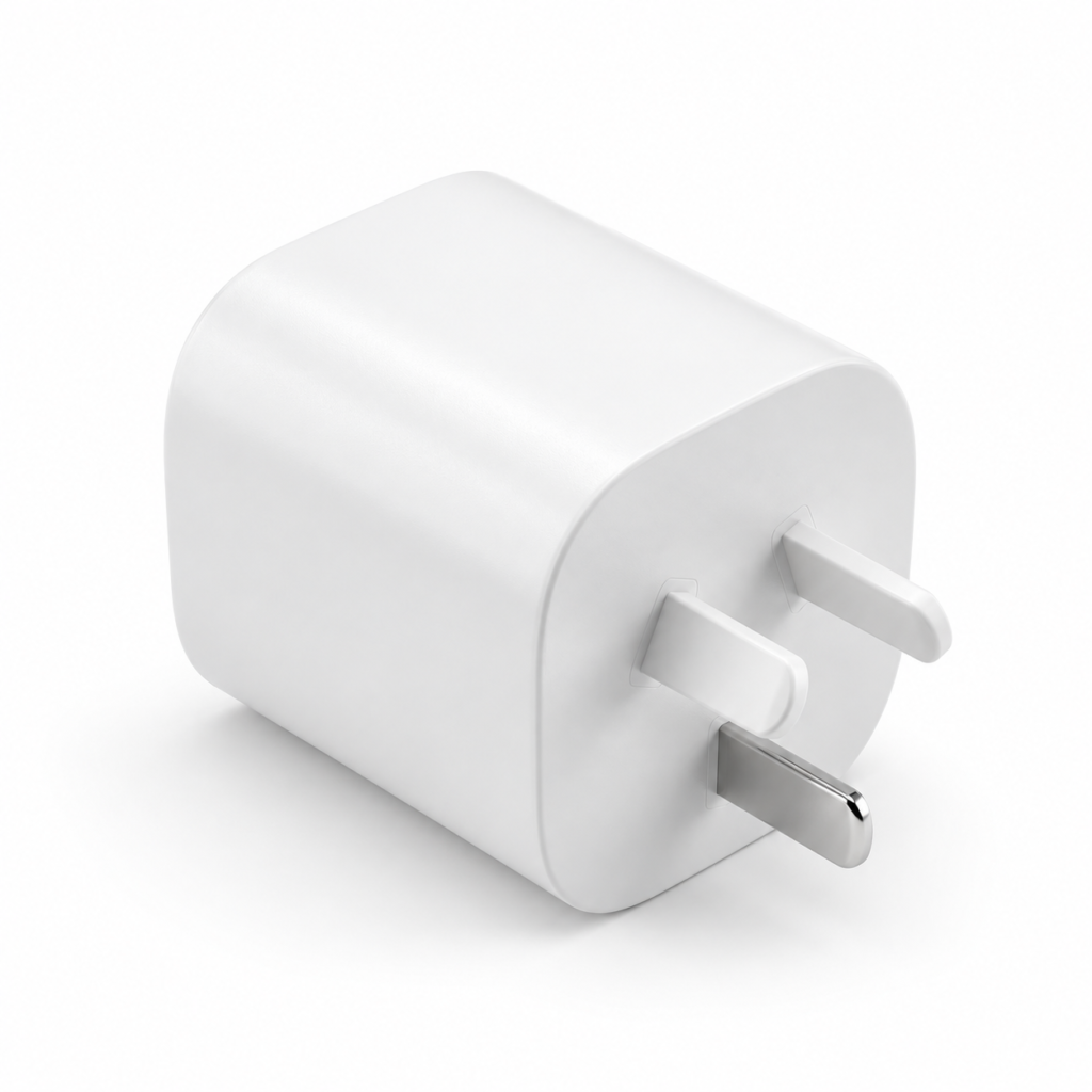 Aisiting AU Type I grounding safety adapter, plug view